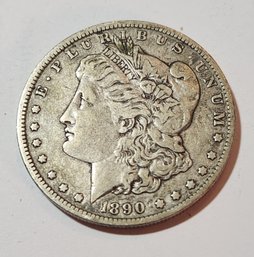 1890 O Morgan Silver Dollar