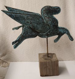 Hand Crafted Copper Pegasus Weathervane