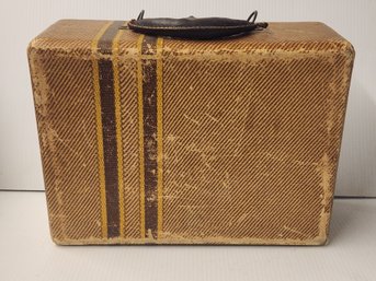 Small Striped Suitcase