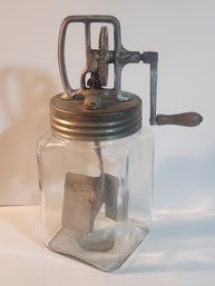 Antique Table Top Butter Churn
