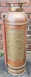 Badger's Copper And Brass Fire Extinguisher