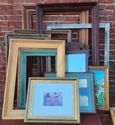 Lot Of Eleven Assorted Picture Frames