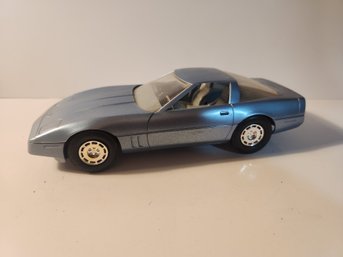 Blue Plastic Corvette Dealer Promotional Model