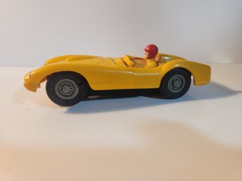 Lionel Corperation Yellow Corvette Slot Car