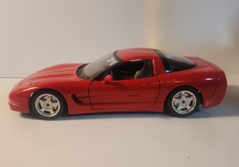 Burago Red Diecast Model Corvette