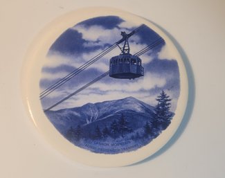 Cannon Mountain Aerial Passenger Tramway Souvenir Hot Plate/wall Hanging