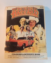 Dukes Of Hazard Coloring And Activity Book Unused
