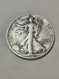 1943 S Walking Libery Half Dollar