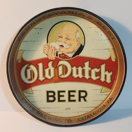 Old Dutch Beer Advertising Tray