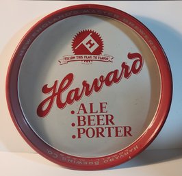 Harvard Beer Advertising Tray