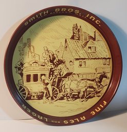 Smith Brothers Incorporated Advertising Beer Tray