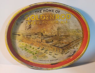 Goldenrod Beer Advertising Tray