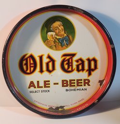 Old Tap Beer Advertising Tray