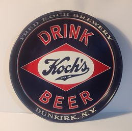 Koch's Beer Advertising Tray
