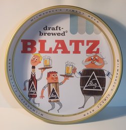 Blatz Beer Advertising Tray