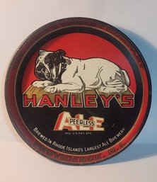 Hanley's Peerless Ale Advertising Tray