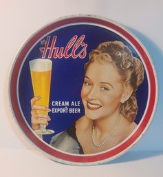 Hull's Cream Ale Export Beer Advertising Tray