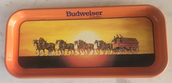 Budweiser Beer Clydesdales Advertising Tray.