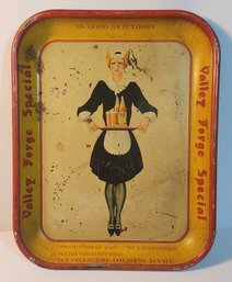 Valley Forge Special Beer Advertising Tray