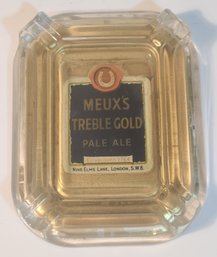 Meux's Treble Gold Pale Ale Advertising Ashtray