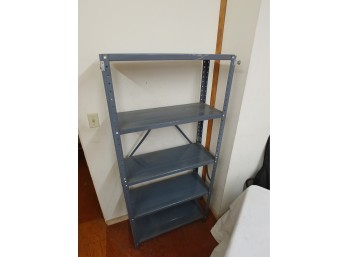 Gray Steel Storage Shelf