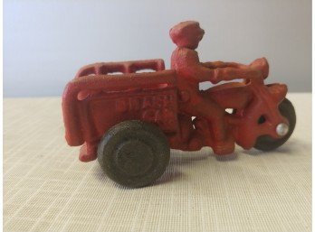 Cast Iron Toy Crash Car