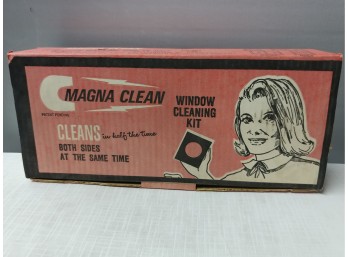 Vintage Magna Clean Window Cleaning Kit Unused Inbox