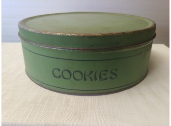 Round Empeco Cookie Tin