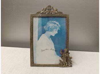 Pewter Standing Picture Frame