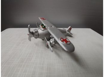 Cast Iron Toy Airplane