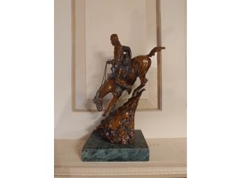 Frederic Remington Bronze Statue Mountain Man