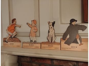 4 1930s Children's Cutouts From The Elson Basic Readers By Wh Elson