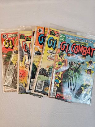 Lot Of 15, 1970's G.I. Combat Comic Books