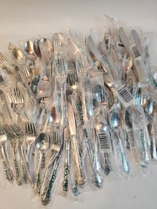89 Pieces Of Estia Gourmet Forks, Spoons, Knives, Unused