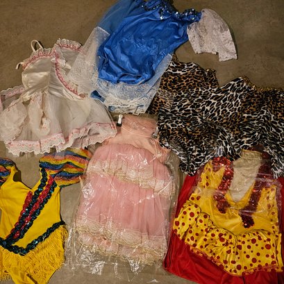 Lot Of Vintage Childs Dance Costumes