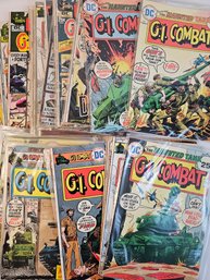 1970's Lot Of 26, G.I. Combat 25 Cent Comics