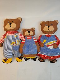 3 Little Bears, Vintage Stuffed Animals