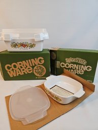 Unused, Corning Ware 'spice O' Life In Original Boxes