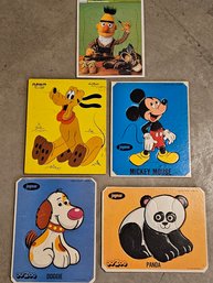 Lot Of 5 Vintage Puzzles