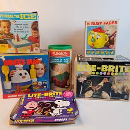 Vintage Toy Lot With Original Boxes