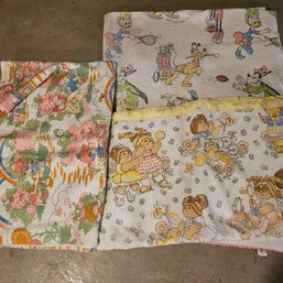 Disney, Cabbage Patch And Strawberry Shortcake Twin Blankets
