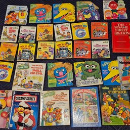 Lot Of Twenty Nine Vintage Sesame Street Books