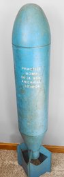 WW2 - U.S. Navy Inert, Practice Bomb 4 Feet Tall Must See