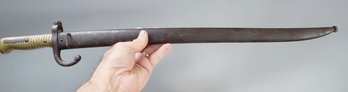 1872 French Chasspot Etienne Bayonet With Scabbard