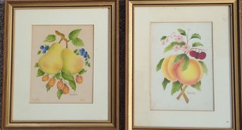 Pair Of Theorem Paintings Signed, Gaskin