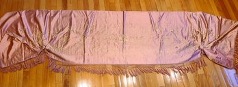 Antique, Gold Thread Embroidered Silk Table Runner