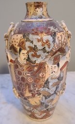 Antique, Meiji Period Japanese Satsuma Vase