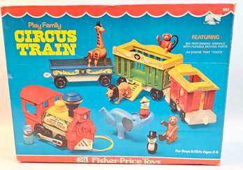 1973 Fisher Price Circus Train In Original Box