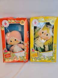 1981, Strawberry Shortcake Rag Dolls In Original Boxes