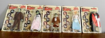 The Munsters Action Figures -  Full Family Collection Of 5 - Dated 2004